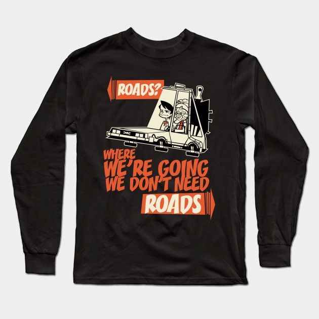 Roads Long Sleeve T-Shirt by Fritsch